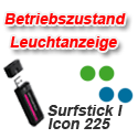 Post Thumbnail of Übersicht Leuchtanzeige auf dem Surfstick I Icon 225 – Betriebszustand