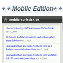 Post Thumbnail of mobile-surfstick.de wird nun auch über das Handy optimiert dargestellt -Iphone-Blackberry-Windows Mobile