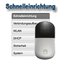 Post thumbnail of Schnelleinrichtung mit Screesnhots am Wifi Router E5 Huawei 