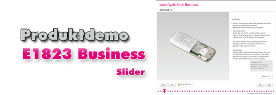 Post image of Produktdemo Web´n Walk Stick Business Slider E1823