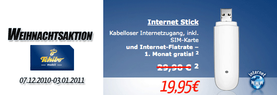 Post image of Tchibo-News: Neuer 7,2-MBit/s-Stick ab Dezember für 19,90 Euro