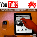 Post Thumbnail of Videovorstellung wie man mit einem Mifi E5830 und einem iPad 16GB Wifi per UMTS ins Internet gehen kann