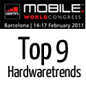 Post thumbnail of Die Top 9-Hardware Trends vom Mobile World Congress 2011